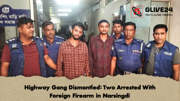 Highway Gang Dismantled Two Arrested With Foreign Firearm in Narsingdi 2 Highway Gang Dismantled: Two Arrested With Foreign Firearm in Narsingdi