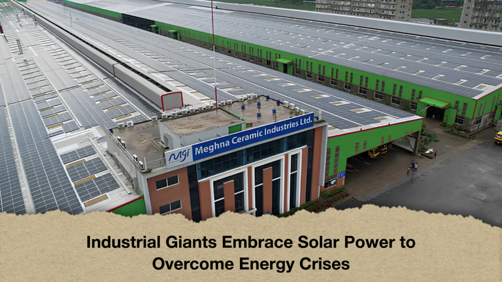 Industrial Giants Embrace Solar Power to Overcome Energy Crises