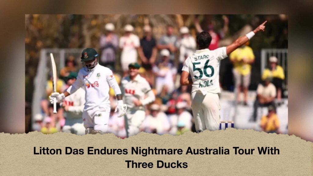 Litton Das Endures Nightmare Australia Tour With Three Ducks