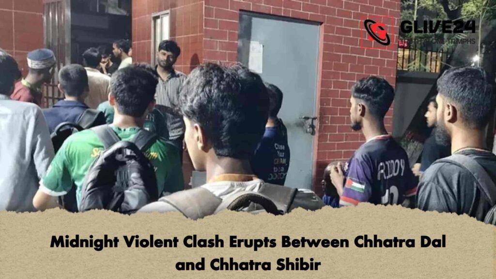 Midnight Violent Clash Erupts Between Chhatra Dal and Chhatra Shibir