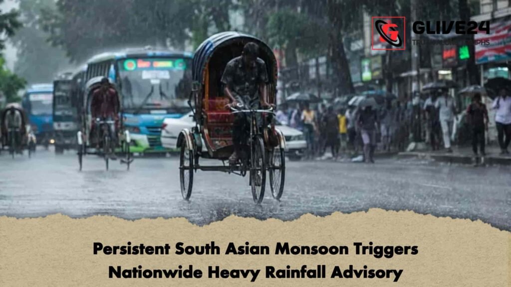 Persistent South Asian Monsoon Triggers Nationwide Heavy Rainfall Advisory
