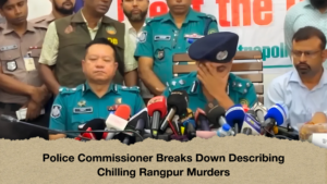 Police Commissioner Breaks Down Describing Chilling Rangpur Murders