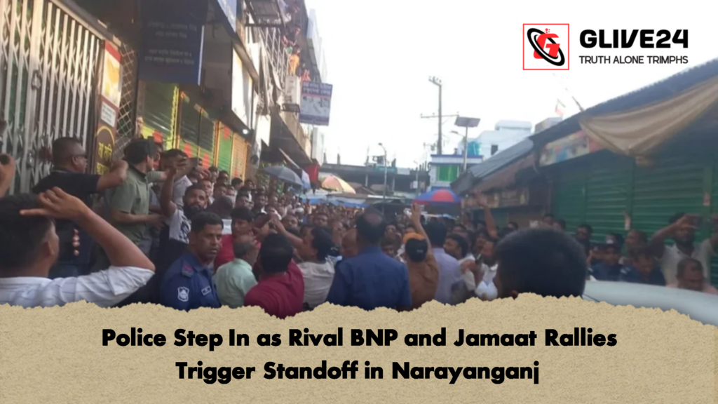 Police Step In as Rival BNP and Jamaat Rallies Trigger Standoff in Narayanganj Police Step In as Rival BNP and Jamaat Rallies Trigger Standoff in Narayanganj 2 Police Step In as Rival BNP and Jamaat Rallies Trigger Standoff in Narayanganj