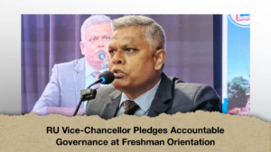 RU Vice-Chancellor Pledges Accountable Governance at Freshman Orientation (2)