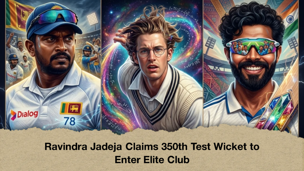 Ravindra Jadeja Claims 350th Test Wicket to Enter Elite Club