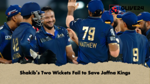 Shakibs Two Wickets Fail to Save Jaffna Kings 2 Shakib’s Two Wickets Fail to Save Jaffna Kings
