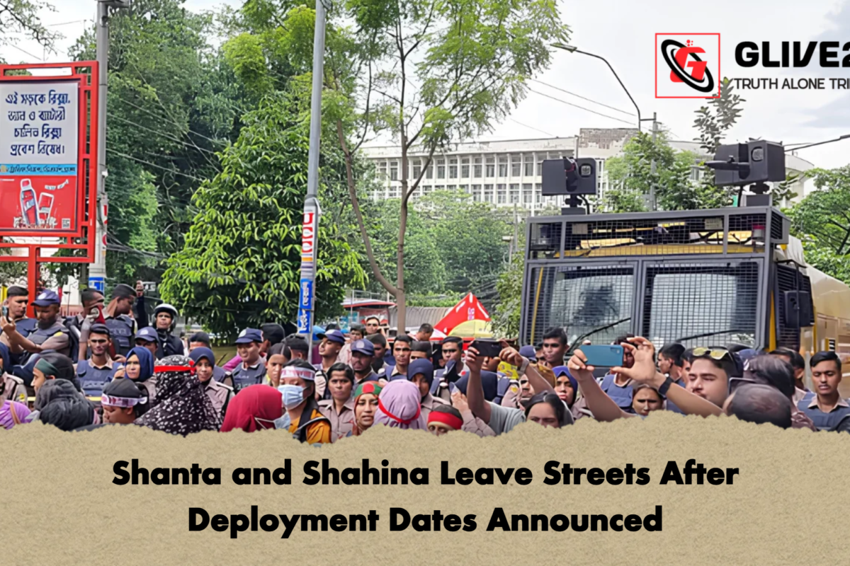 Shanta and Shahina Leave Streets After Deployment Dates Announced