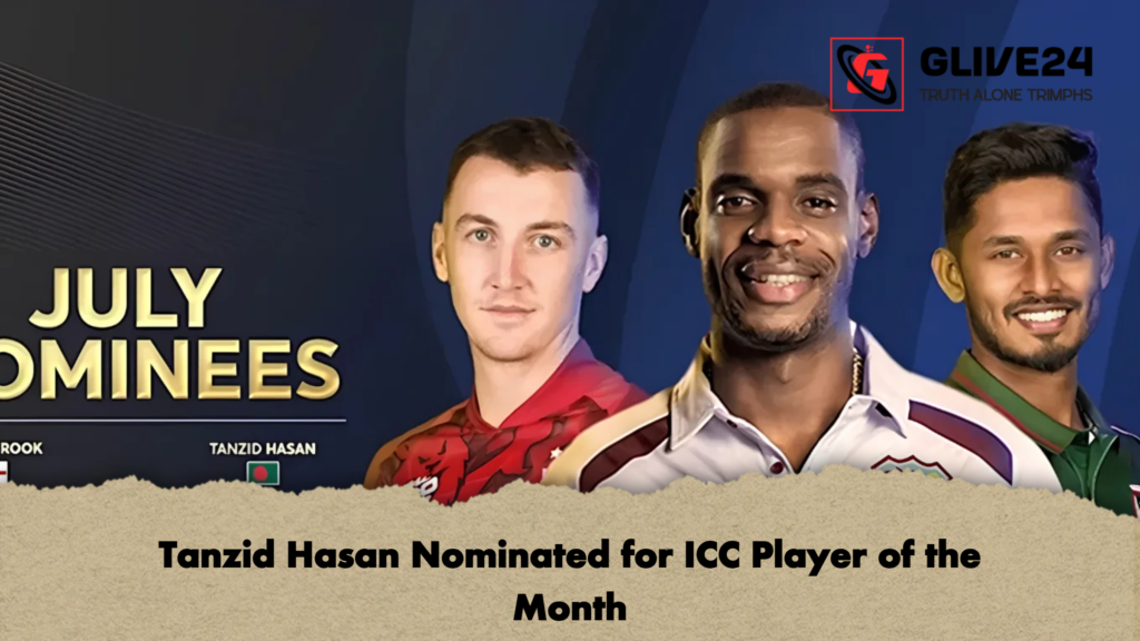 Tanzid Hasan Nominated for ICC Player of the Month 2 Tanzid Hasan Nominated for ICC Player of the Month