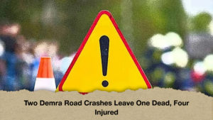 Two Demra Road Crashes Leave One Dead Four Injured Two Demra Road Crashes Leave One Dead, Four Injured