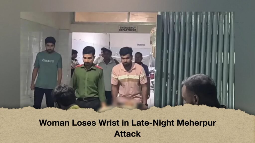 Woman Loses Wrist in Late-Night Meherpur Attack
