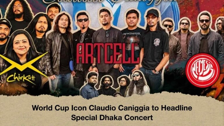 World Cup Icon Claudio Caniggia to Headline Special Dhaka Concert