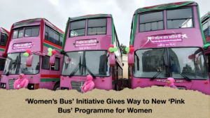 ‘Womens Bus Initiative Gives Way to New ‘Pink Bus Programme for Women 2 ‘Women’s Bus’ Initiative Gives Way to New ‘Pink Bus’ Programme for Women
