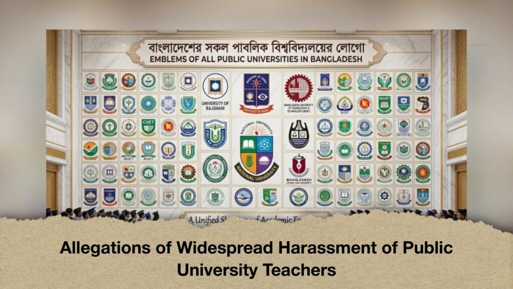 Allegations of Widespread Harassment of Public University Teachers