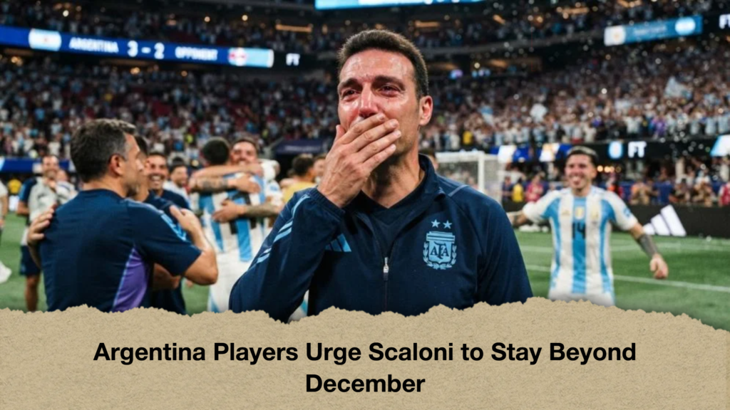 Argentina Players Urge Scaloni to Stay Beyond December