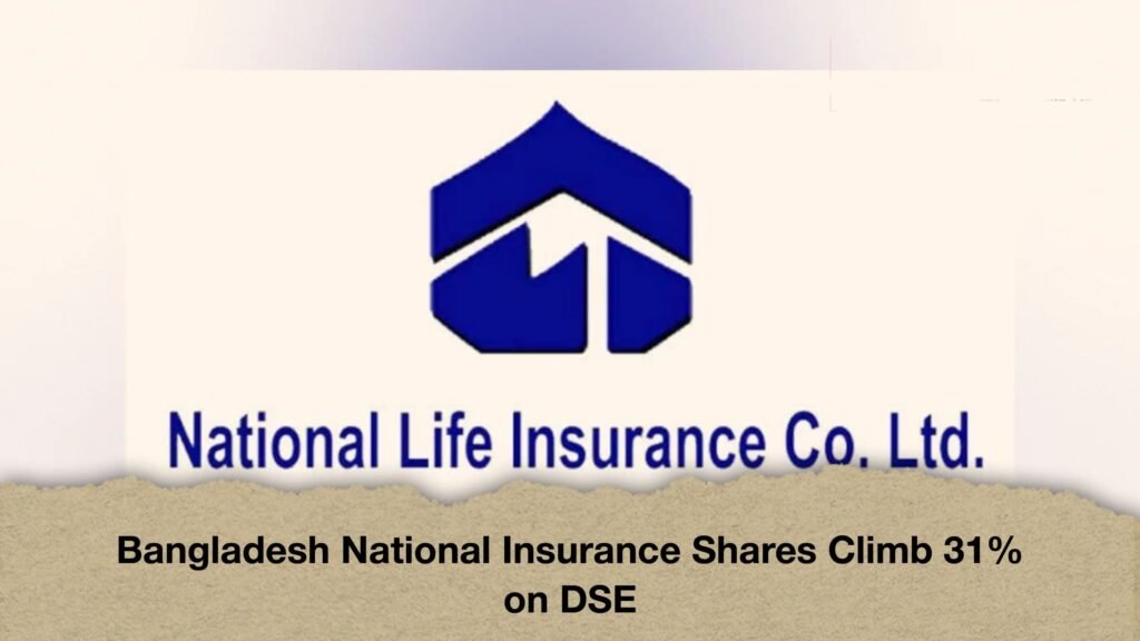 Bangladesh National Insurance Shares Climb 31% on DSE