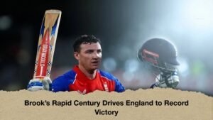 Brook’s Rapid Century Drives England to Record Victory