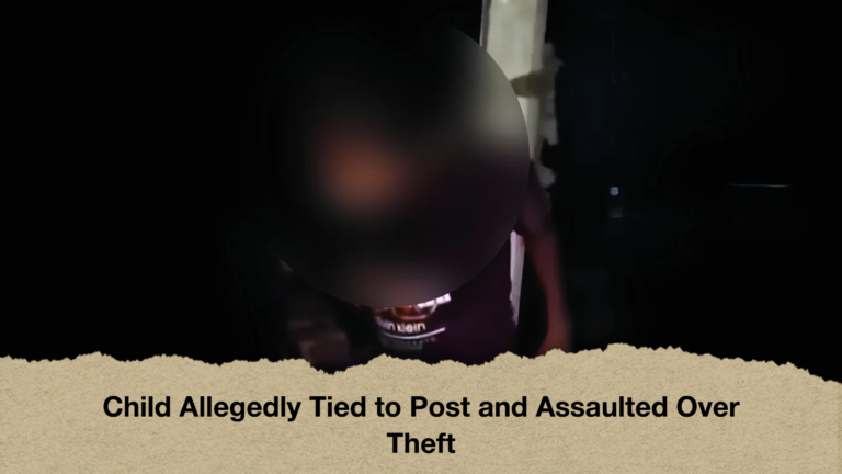 Child Allegedly Tied to Post and Assaulted Over Theft