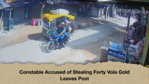 Constable Accused of Stealing Forty Vola Gold Leaves Post
