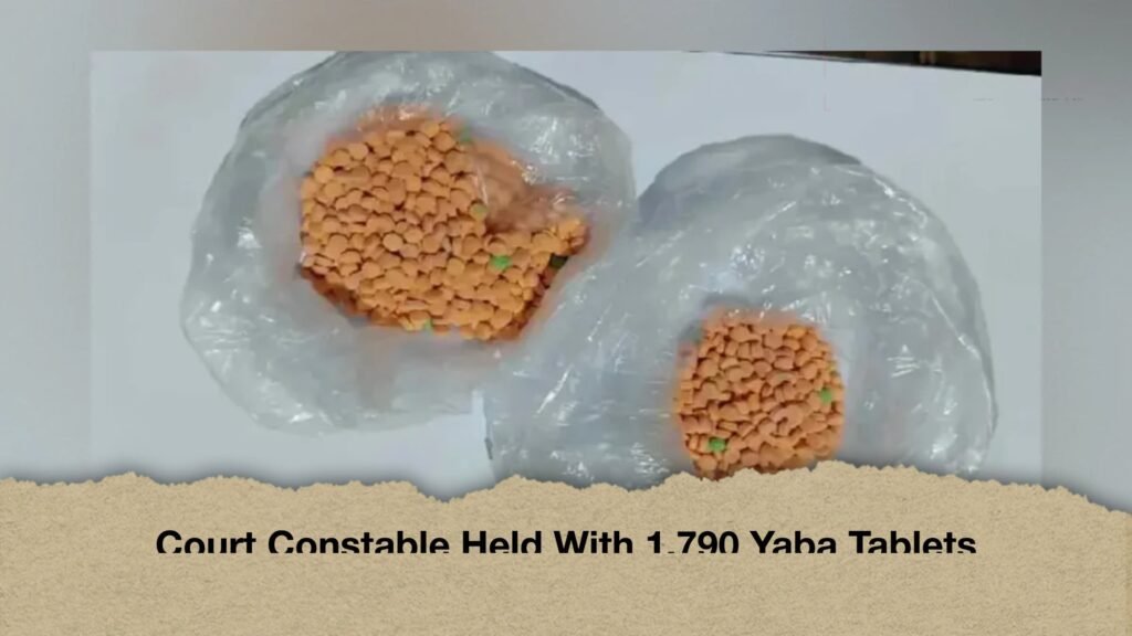 Court Constable Held With 1,790 Yaba Tablets