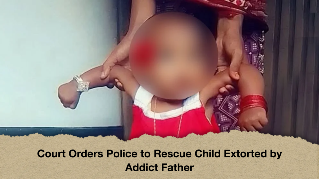 Court Orders Police to Rescue Child Extorted by Addict Father