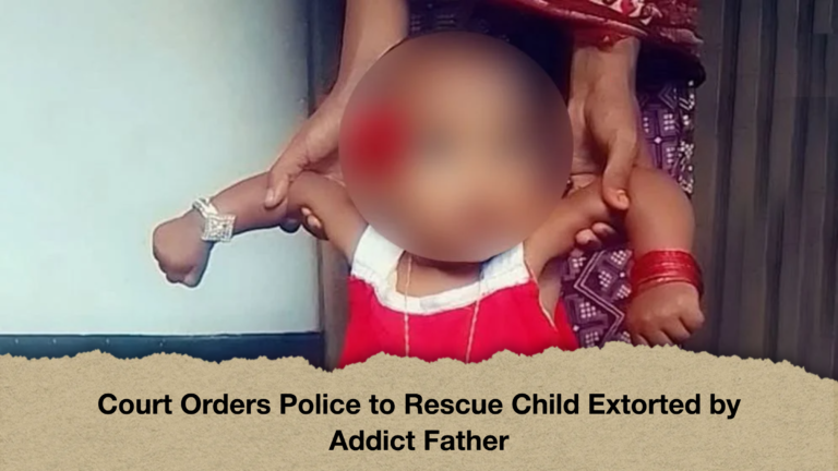 Court Orders Police to Rescue Child Extorted by Addict Father