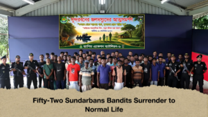 Fifty-Two Sundarbans Bandits Surrender to Normal Life