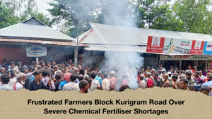 Frustrated Farmers Block Kurigram Road Over Severe Chemical Fertiliser Shortages