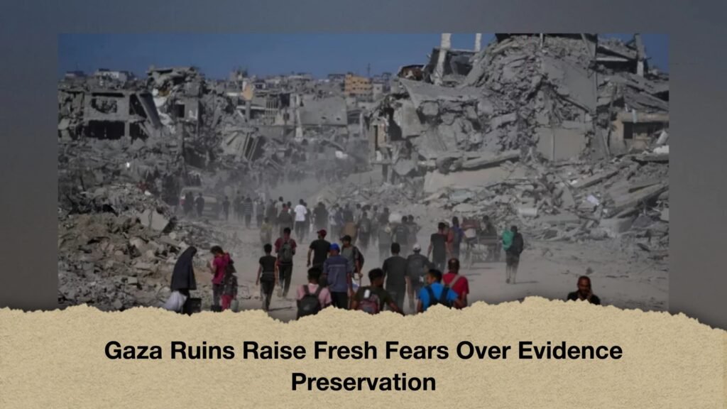Gaza Ruins Raise Fresh Fears Over Evidence Preservation