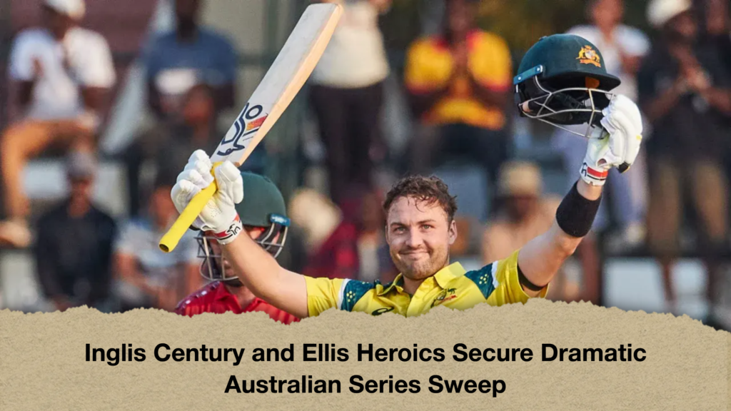 Inglis Century and Ellis Heroics Secure Dramatic Australian Series Sweep