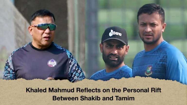 Khaled Mahmud Reflects on the Personal Rift Between Shakib and Tamim Khaled Mahmud Reflects on the Personal Rift Between Shakib and Tamim