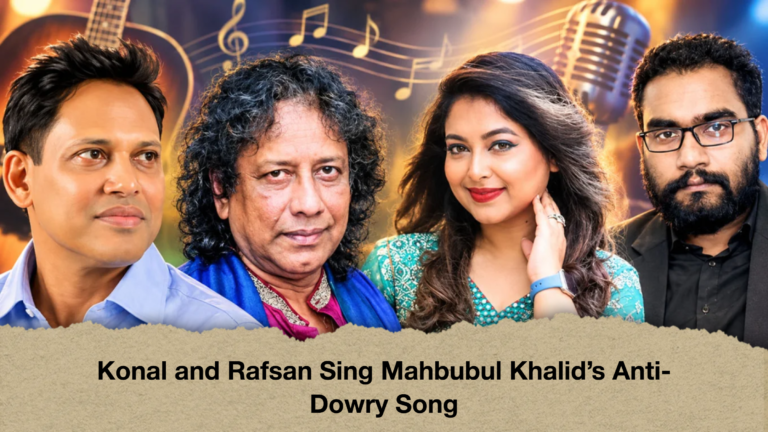 Konal and Rafsan Sing Mahbubul Khalid’s Anti-Dowry Song