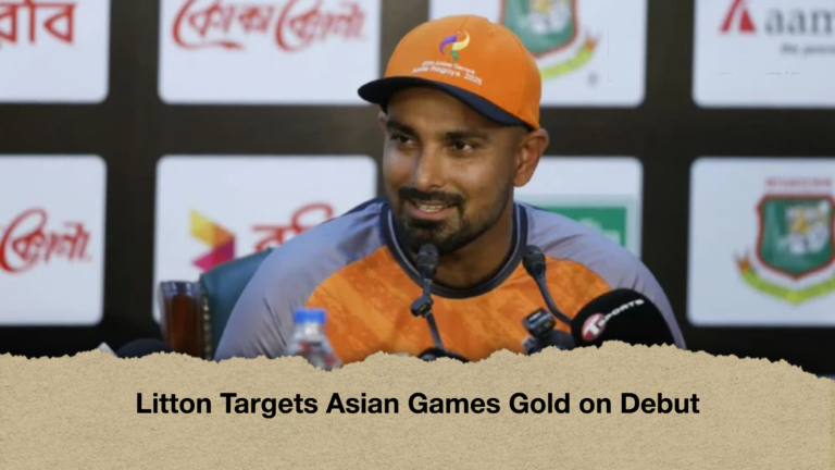 Litton Targets Asian Games Gold on Debut
