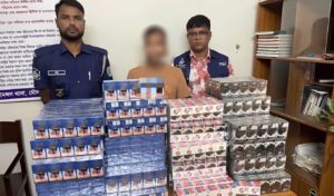 Man Arrested With 100,000 Illegal Cigarettes in Sreemangal