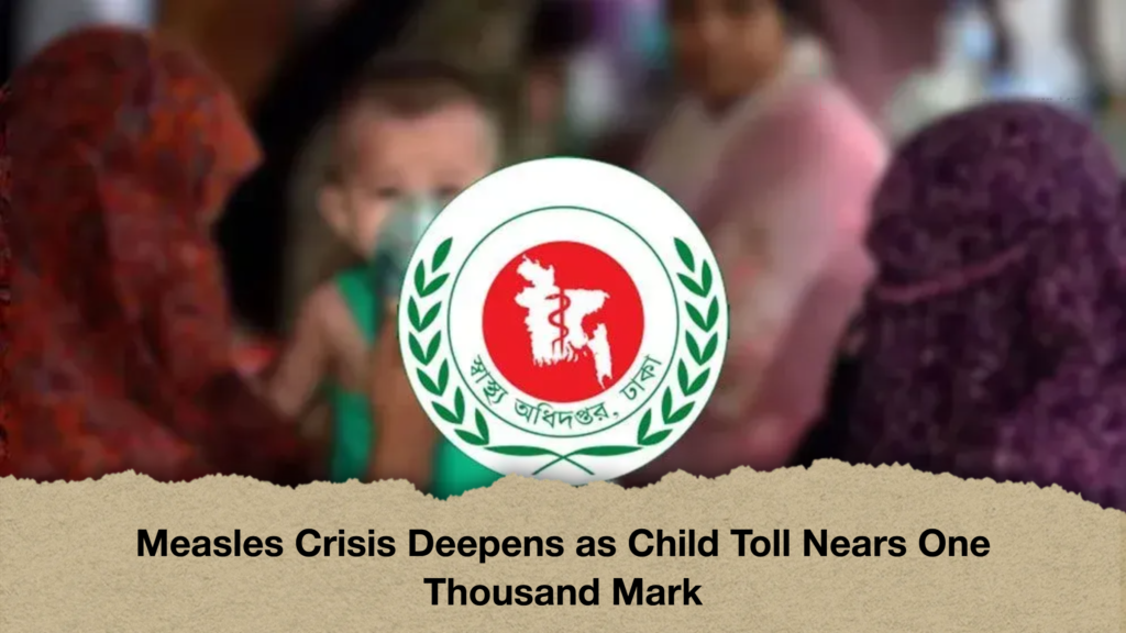Measles Crisis Deepens as Child Toll Nears One Thousand Mark Measles Crisis Deepens as Child Toll Nears One Thousand Mark