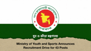 Ministry of Youth and Sports Announces Recruitment Drive for 43 Posts