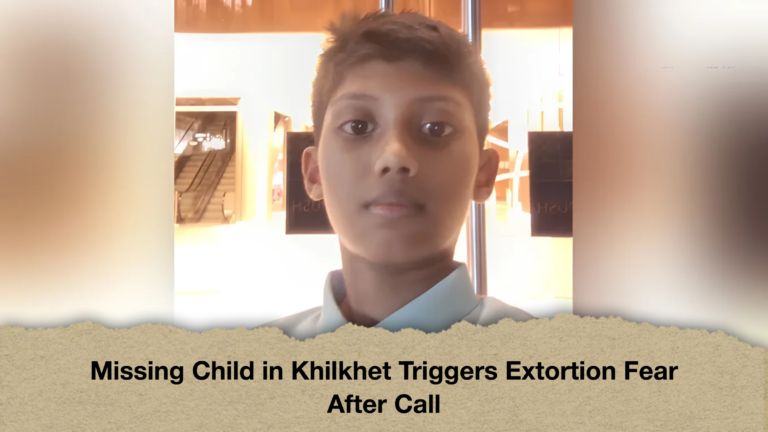 Missing Child in Khilkhet Triggers Extortion Fear After Call
