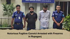 Notorious Fugitive Convict Arrested with Firearms in Rupsganj