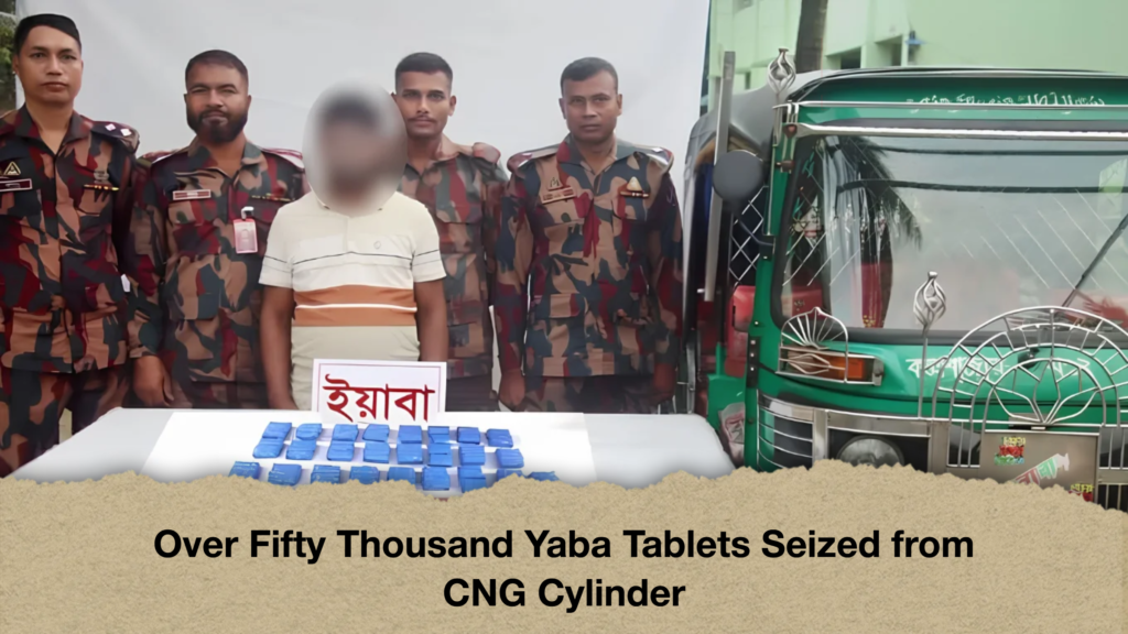 Over Fifty Thousand Yaba Tablets Seized from CNG Cylinder