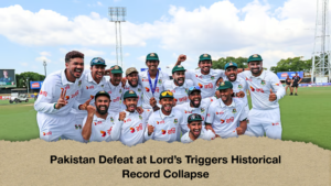 Pakistan Defeat at Lords Triggers Historical Record Collapse Pakistan Defeat at Lord’s Triggers Historical Record Collapse