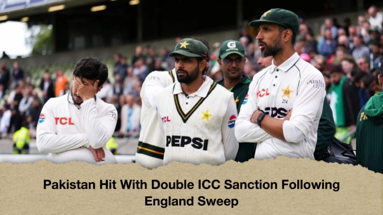 Pakistan Hit With Double ICC Sanction Following England Sweep