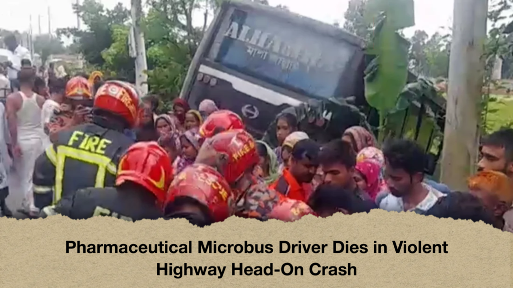 Pharmaceutical Microbus Driver Dies in Violent Highway Head On Crash Pharmaceutical Microbus Driver Dies in Violent Highway Head-On Crash