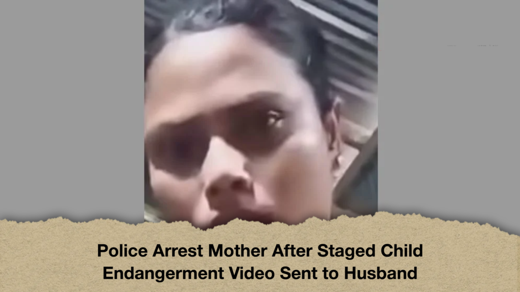 Police Arrest Mother After Staged Child Endangerment Video Sent to Husband