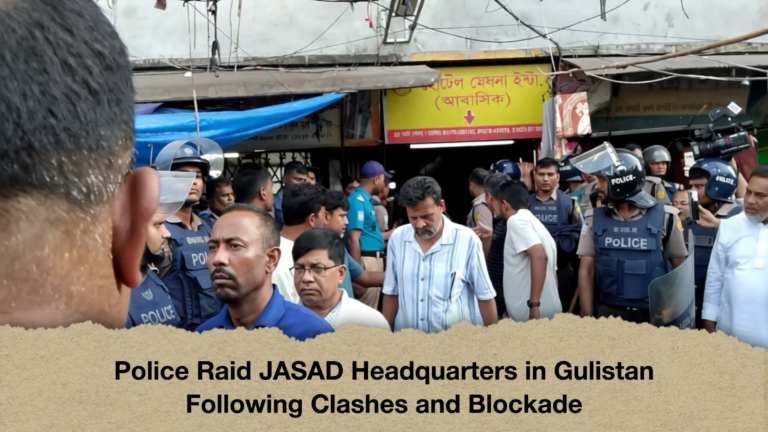Police Raid JASAD Headquarters in Gulistan Following Clashes and Blockade (2)