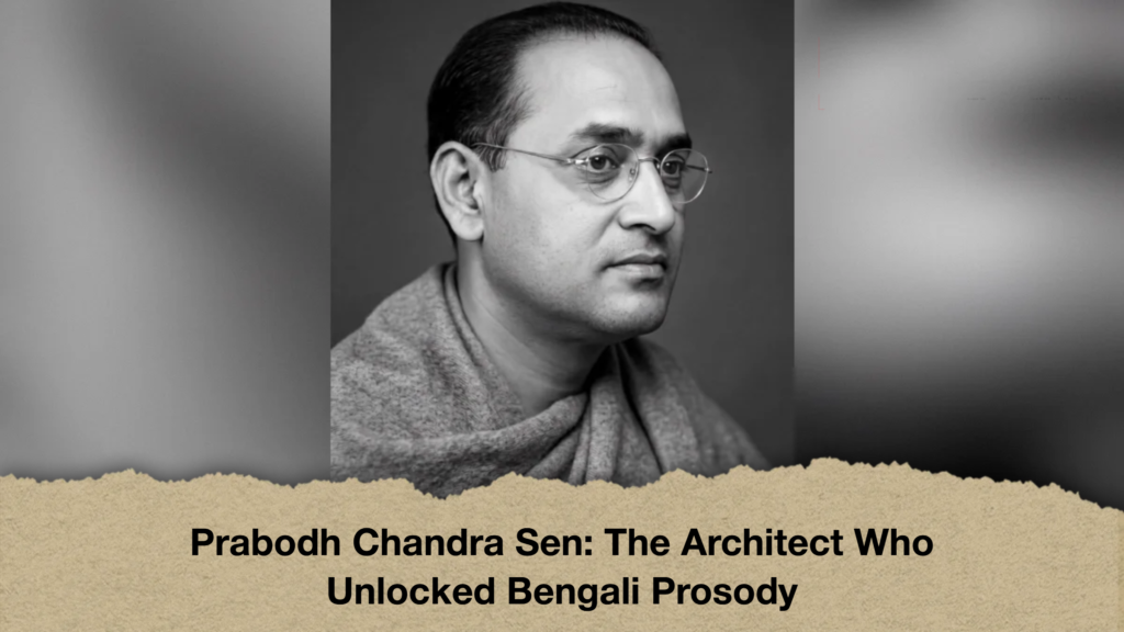 Prabodh Chandra Sen: The Architect Who Unlocked Bengali Prosody 2 Prabodh Chandra Sen The Architect Who Unlocked Bengali Prosody