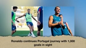 Ronaldo continues Portugal journey with 1,000 goals in sight