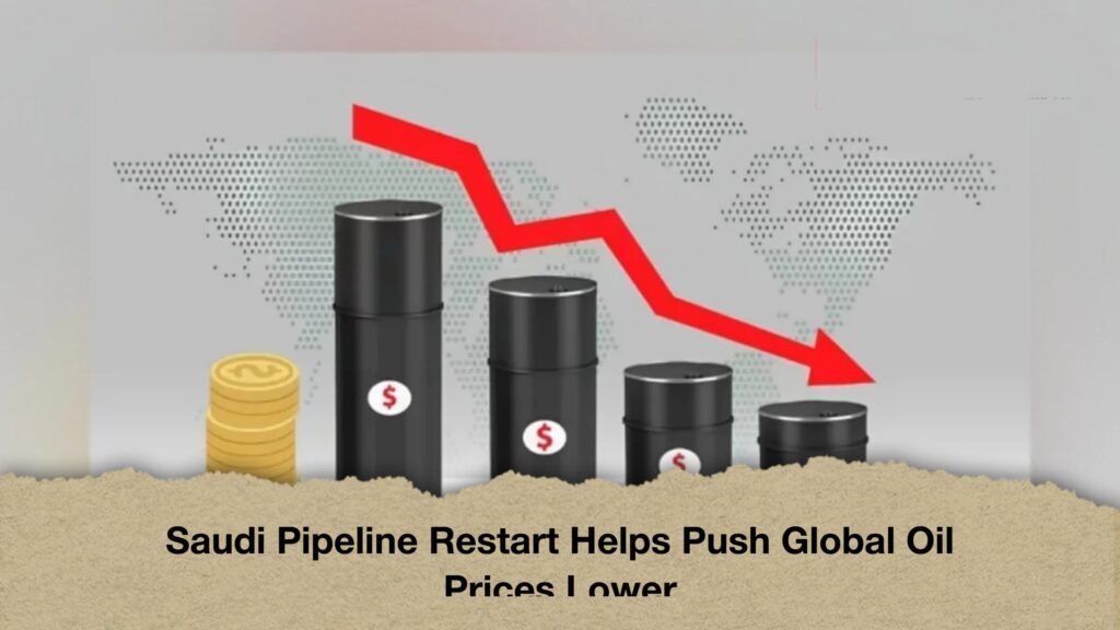 Saudi Pipeline Restart Helps Push Global Oil Prices Lower