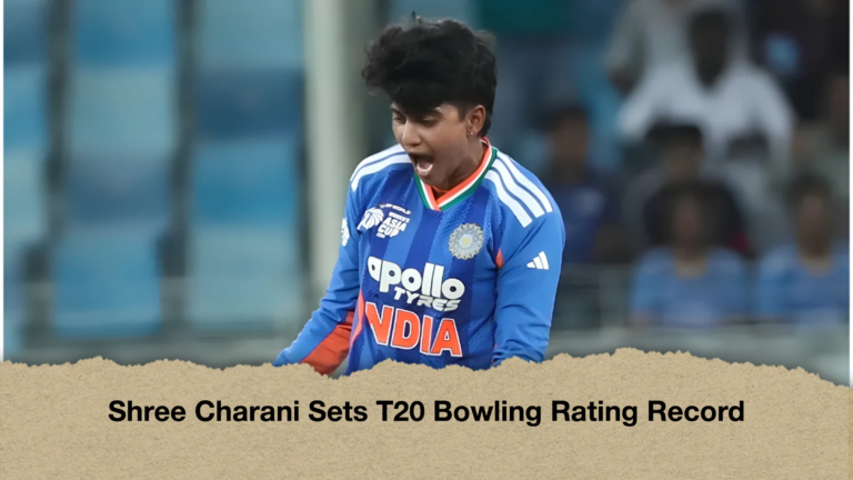 Shree Charani Sets T20 Bowling Rating Record