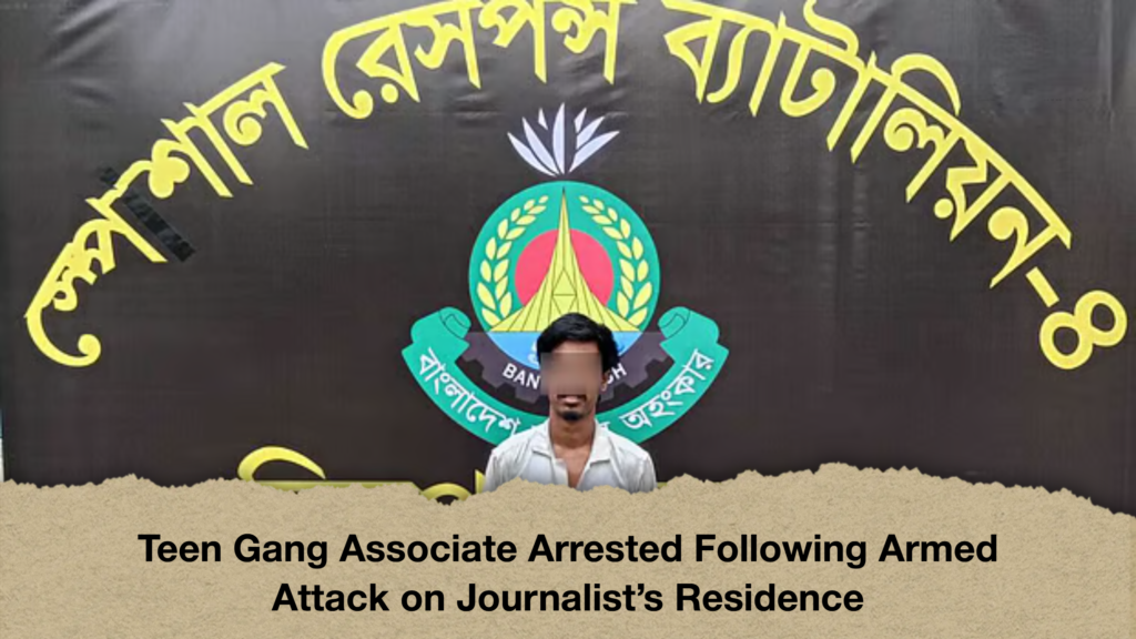 Teen Gang Associate Arrested Following Armed Attack on Journalist’s Residence 2 Teen Gang Associate Arrested Following Armed Attack on Journalist’s Residence