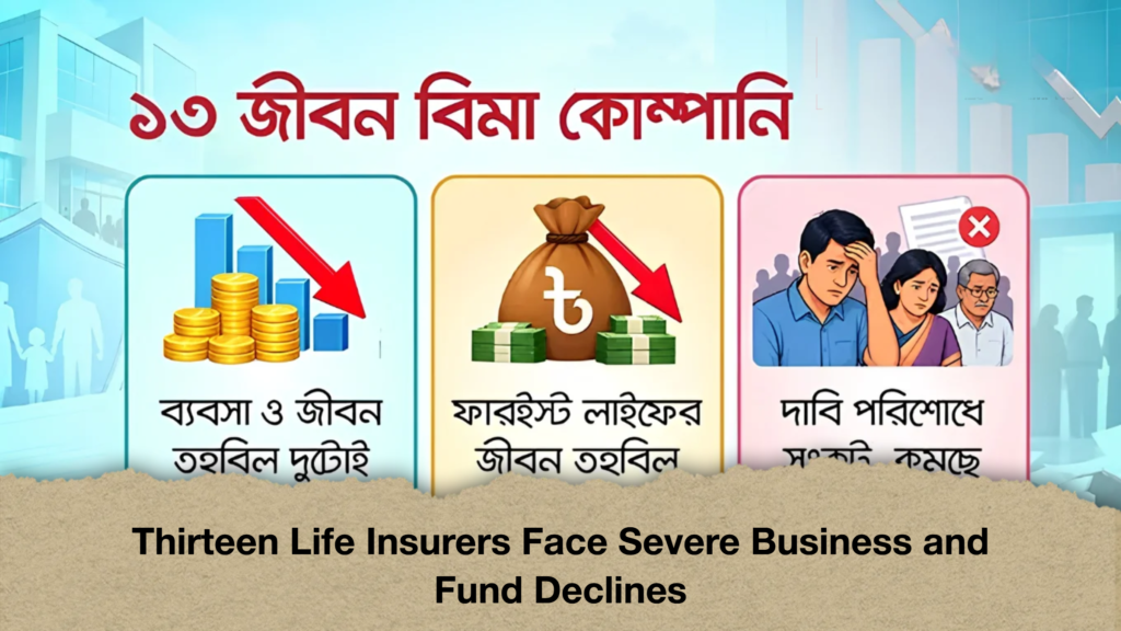 Thirteen Life Insurers Face Severe Business and Fund Declines