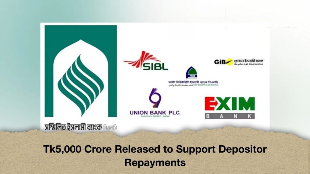 Tk5,000 Crore Released to Support Depositor Repayments